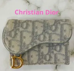 Christian Dior オブリーク サドル トロッター グレー 金 Christian Dior オブリーク サドル トロッター グレー 金 - メルカリ