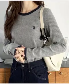 U.S. POLO ASSN. リブカットソー
