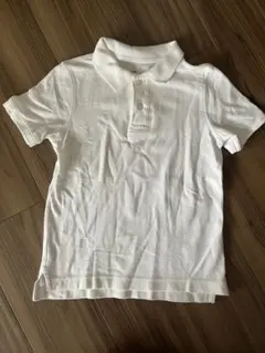 ギャップキッズ　ポロシャツ　白　Sサイズ
