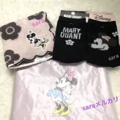 新品★MARY QUANT　ミニー 靴下 ミニタオル　完売品　限定 ポーチ