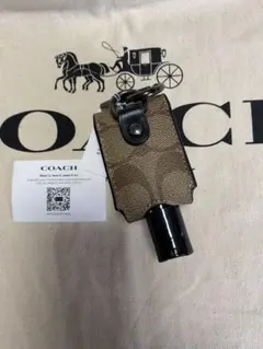 【COACH C5593 】コーチハンドサニタイザーホルダー ケースキーホルダー