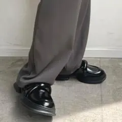 Finner Land✨2way厚底バローファー 23cm ブラック 36