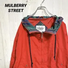 90s〜00s　フーデッドジャケット　ビッグシルエット　コットン系　裏地チェック