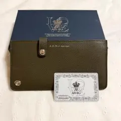 A.D.M.J. モーツァルト長財布 スリムウォレット ダークブラウンのサムネイル