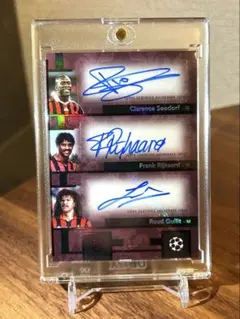 초희소‼ ︎［세계 10장 한정］AC밀란 네덜란드 3 선수 친필 사인