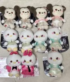 ディズニー ミルキーボアマスコット ミッキー ミニー ドナルド デイジー セット