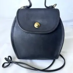 Coach Vintage 2Way Shoulder Handbag Navy