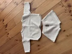 韓国服 ワッフル生地 セットアップ