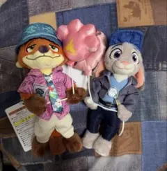 東京ディズニーリゾート新品 ズートピア ニックジュディ ぬいぐるみ