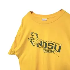 NOSU BISON ギルダン GILDAN Tシャツ　イエロー　XL