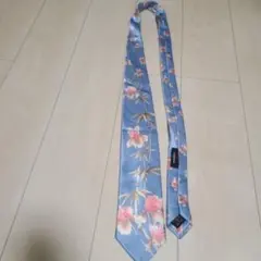 LEONARD 花柄 ネクタイ ブルーのサムネイル