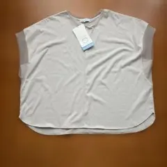 半袖カットソー ベージュ