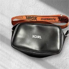 【美品】X-GIRL ショルダーバッグ　黒