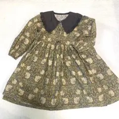 ハンドメイド　ウィリアムモリス　ワンピース