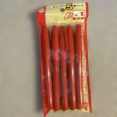 ぺんてる 赤 サインペン5本セット 水性 pentel