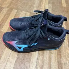 Mizuno 卓球シューズ 26.5cm 黒/青/赤