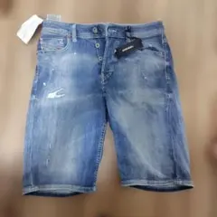 DIESEL デニムショートパンツ ダメージ加工のサムネイル