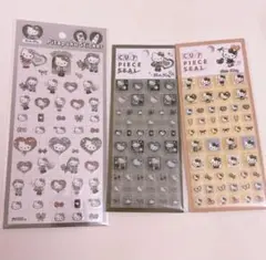 ヒョウ柄　キティ　タイルシール　Pitapuku sticker