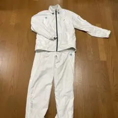 デサント　男性用ＸＬ　ウインドブレーカー上下セット ホワイト
