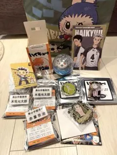 ハイキュー 横断幕 赤葦京治 缶バッジ グリッター 12個 まとめ売り