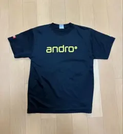 【中古卓球シャツ】アンドロウェア　黒XS