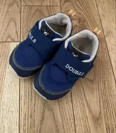 DOUBLE.B ネイビー キッズシューズ