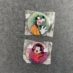 ディズニーリゾート ピンバッジ 2個セット グーフィー、マックス