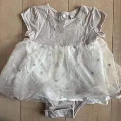 petit main ベージュ ワンピース 70サイズ