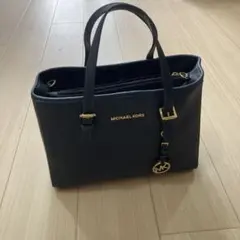 MICHAEL KORS ネイビー トートバッグ