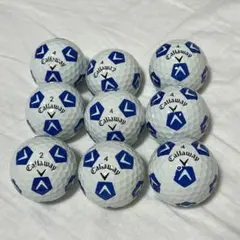 キャロウェイ ゴルフボール クロムソフトX サッカーボール柄青