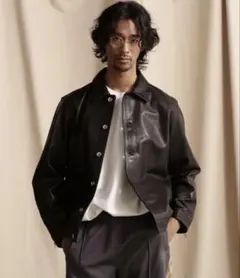 PRY シュウト Oversized Shirt Jacket レザー サイズ1 - メルカリ