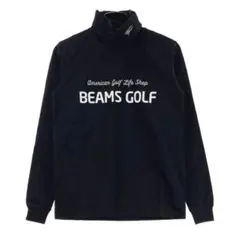 BEAMS GOLF ビームスゴルフ タートルネック 長袖シャツ ブラック XL