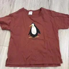 バースデイ　フタフタ　ペンギンプリント Tシャツ120