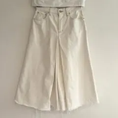 Maison Margiela デニムキュロットパンツ　white