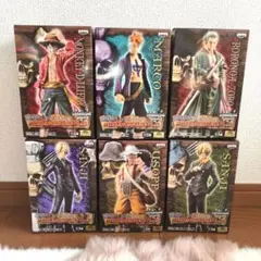 未開封ワンピースグラメンサンジ ウソップ ルフィ マルコ ゾロ 6体セット