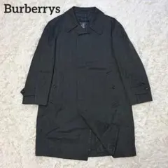 バーバリー ピュア カシミヤ 100% グレー 比翼 バルマカーン コート