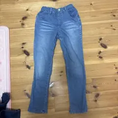 BREEZE 150サイズ ブルーストレートパンツ