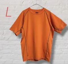 【 美品 】 BVD 半袖Tシャツ ラグランスリーブ オレンジ ビタミンカラーのサムネイル