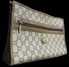 GUCCI Plus GUCCI GGパターン レトロ 年代物 クラッチバック