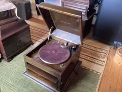 1950年代 コロンビア卓上型蓄音機 グラフォノーラ G-208 ゼンマイ式