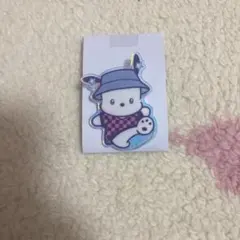 サンリオ　アクリルブローチ　ポチャッコ