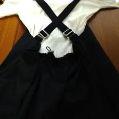 黒ジャンパースカートМサイズ サロペット中古品