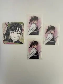 鬼滅の刃　栗花落カナヲ　カード　コースターセット