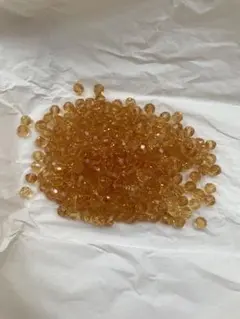 【753 754】ヴィンテージスワロフスキー　ラウンドビーズ6㎜　ライトトパーズ