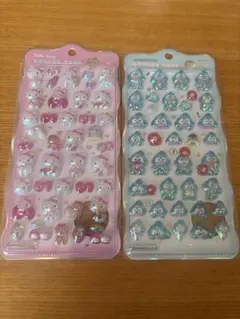 サンリオ ボンボンドロップシール ちゅるきら 2種セット
