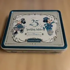 ディズニーシー 25周年 アソーテッドクッキー缶 空き缶