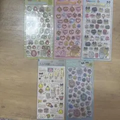【正規品】ボンボンドロップシールプチドロシール大人の図鑑シール　たまごっち５枚