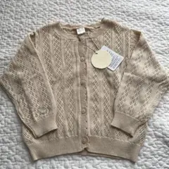 テータテートtete a tete 透かし編み　ニット　カーディガン