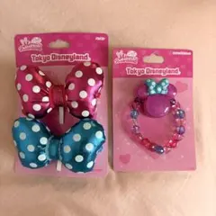 ミニーのファンダーランド ヘアクリップ 光るおもちゃ (ブレスレット) セット