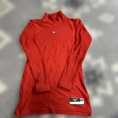 Mizuno 赤 タートルネック 長袖ウェア150